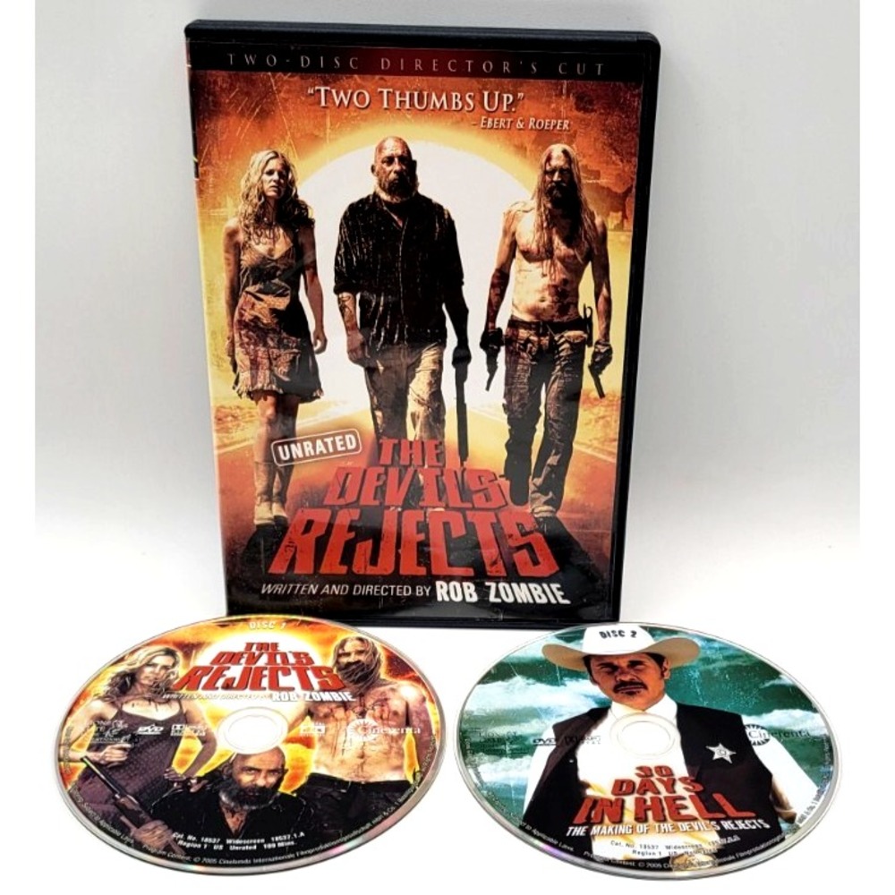 The Devil's Rejects Unrated‎ Edition DVD unrated 2 disc directors cut ROB ZOMBIE